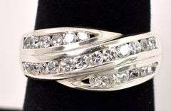 CZ Ring In Sterling Silver