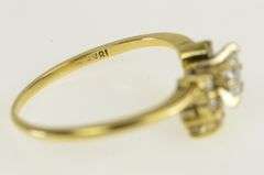 18K Yellow Gold 0.40 Ctw Marquise Diamond Vintage Engagement Ring