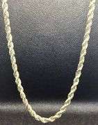 FASHIONABLE AND TRENDY 14K SUNNY YELLOW GOLD ROPE CHAIN