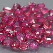 Tremendous 4.30ct 45 piece mixed cut Ruby set