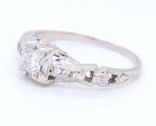 Antique Transition Cut and Single Cut Diamond Ring