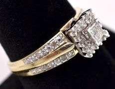 Extraordinary Diamond ring In Yellow and White Gold