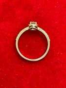 14K YELLOW GOLD AND DIAMOND RING