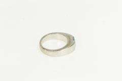 18K Yellow Gold Cartier Aquamarine Tank Designer Statement Ring