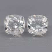 Collectors 1.06ct matched pair of Hyalite Opal