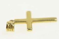 14K Yellow Gold Vintage Classic Cross Christian Faith Pendant