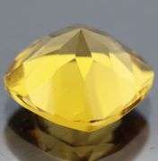 Fiery 6.25ct cushion cut honey Citrine