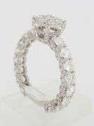 2.25CTW Diamond Encrusted Engagement Ring