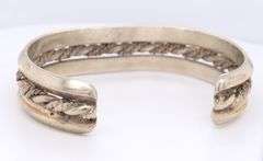 Vintage 925 Sterling Silver Cuff Bangle