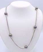 2 Set of Majorica Pearl Necklace and Stud Earrings