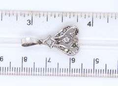925 Sterling Silver Cubic Zirconia Rings and Charm Pendant