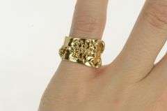 14K Yellow Gold Scorpion Scorpio Star Astrology Sign Symbol Ring