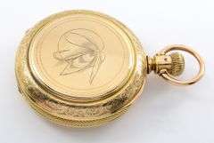 Rare 1882 Hampden Gold Filled Pocket Watch