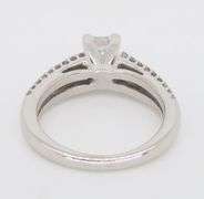 Custom 1.43CTW Princess Cut Diamond Engagement Ring