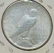 1925 Peace Dollar Unc, lusterous
