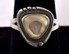 Abalone Ring in Sterling Silver