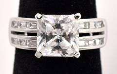 CZ Ring In Sterling Silver