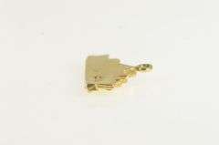 14K Yellow Gold Sydney Opera House Australia Souvenir Charm/Pendant