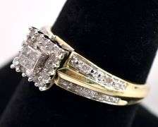 Extraordinary Diamond ring In Yellow and White Gold