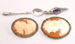 Random Pin Lot in Sterling silver