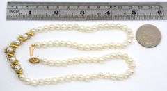 Stunning Pearl, Gold and Diamond Becklace