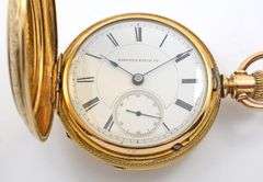 Rare 1882 Hampden Gold Filled Pocket Watch
