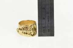 14K Yellow Gold Scorpion Scorpio Star Astrology Sign Symbol Ring