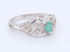 Vintage 925 Sterling Silver Gemstone Ring