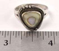 Abalone Ring in Sterling Silver