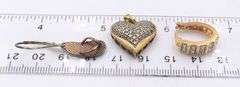 Vintage 925 Sterling Silver Group Lot of Misc Jewelry