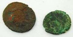 2 Roman Empire Coins
