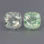 Collectors 1.06ct matched pair of Hyalite Opal