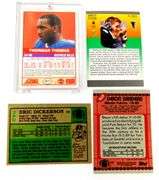 4 Rookie Greats Football Cards