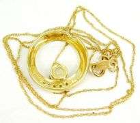 10K Fiery Opal & Diamonds Necklace