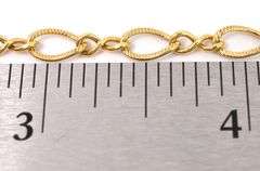 Fancy Oval Link Bracelet In 14K Yellow Gold