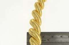 18K Yellow Gold Carlo Weingrill San Marco Link Designer Chain Necklace