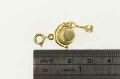 14K Yellow Gold Vintage Pail & Shovel Beach Sand Castle Charm/Pendant
