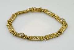 Sparkling 18K Diamond Bracelet
