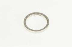 18K White Gold Tacori 2.9mm Designer Scalloped Wedding Band Ring