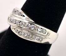 CZ Ring In Sterling Silver