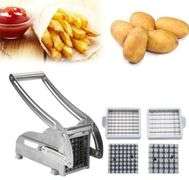 Stainless Steel Fries Cutter: 2 Blades
