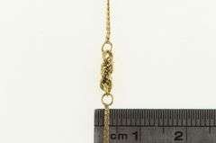 14K Yellow Gold Serpentine Rope Knot Chain Vintage Charm/Pendant