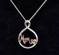 Mother's Day Pendant Necklace In Sterling Silver
