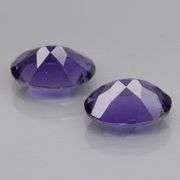 Excellent 2.12ct blue violet hue Iolite pair