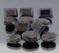 Massive 106.74ct royal blue Sapphire set