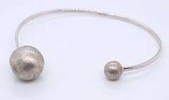 Lot of 2 Vintage 925 Sterling Silver Cuff Bangles