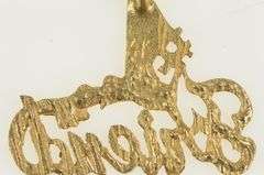 14K Yellow Gold #1 Friend Number One Best Friendship Charm/Pendant