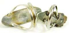 2 Vintage Sterling Gemstone Navajo Rings