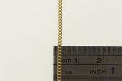 14K Yellow Gold 1.6mm Cable Chain Vintage Classic Chain Necklace
