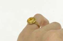 18K Yellow Gold Marco Bicego Jaipur Citrine Stackable Ring